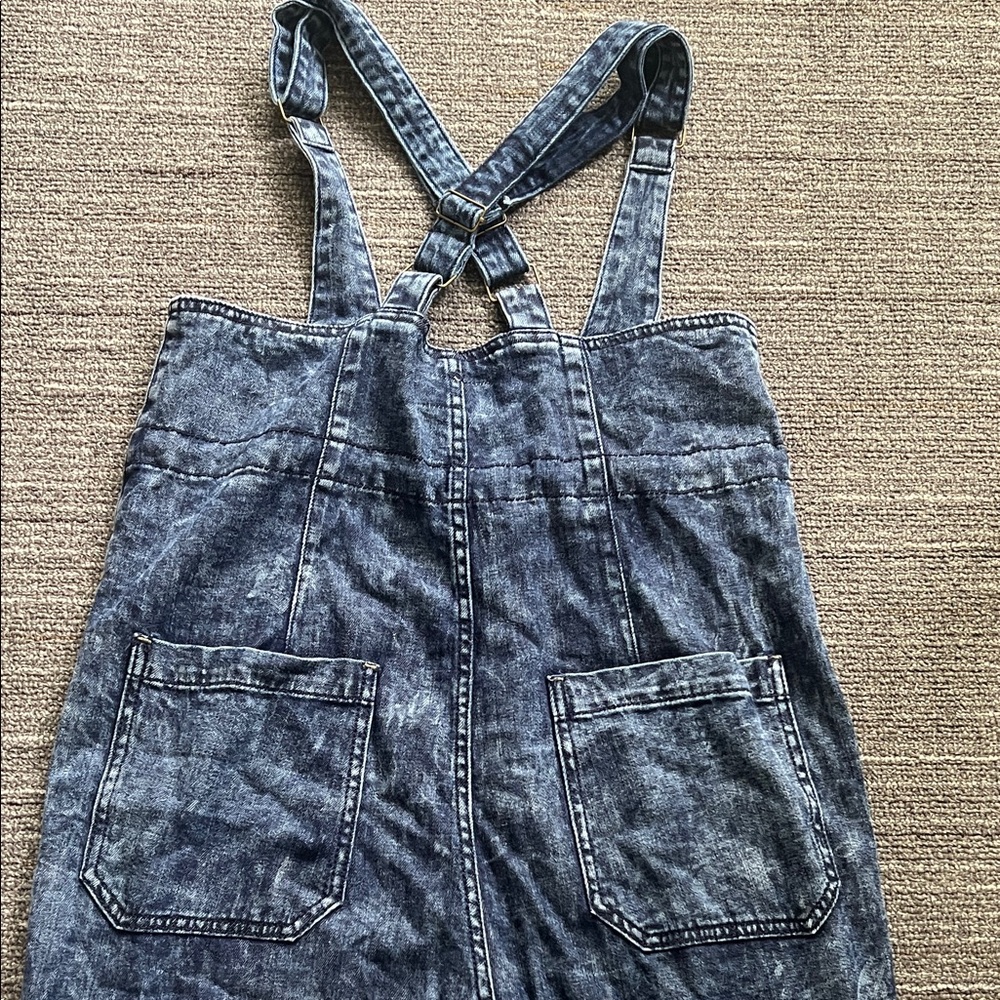 👖 Pilcro by Anthropologie Soft Denim Pinafore Jumpsuit – Size Medium 👖 - Picture 9 of 9